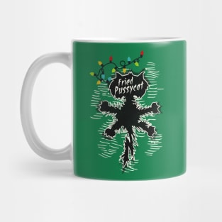 Fried Pussycat - Christmas Vacation Scene Mug